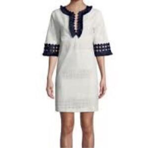 Belle Badgley Mischka Ivory Daya Dress 4